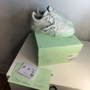 Off White Sneakers LOW VULCANIZED ECO CANVAS WHITE MINT 37EU